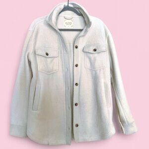 Altar'd State Cream Shacket with Pockets - NEW with Tags